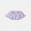 Jupe en tulle brodée de fleurs Jupe en tulle brodée de fleurs