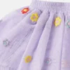 Jupe en tulle brodée de fleurs Jupe en tulle brodée de fleurs
