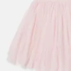 Jupe en tulle superposé élastiquée Jupe en tulle superposé élastiquée