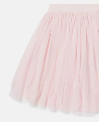 Jupe en tulle superposé élastiquée