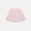 Jupe en tulle superposé élastiquée Jupe en tulle superposé élastiquée