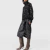 Jupe midi asymétrique nouée à imprimé léopard Jupe midi asymétrique nouée à imprimé léopard