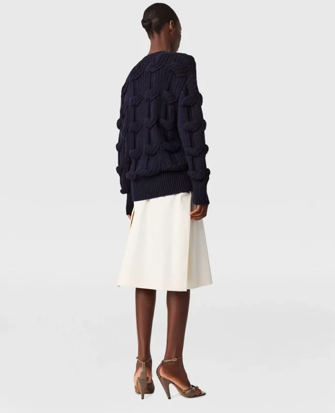Jupe midi en satin ajustée Jupe midi en satin ajustée