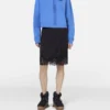 Jupe midi en satin et dentelle Jupe midi en satin et dentelle