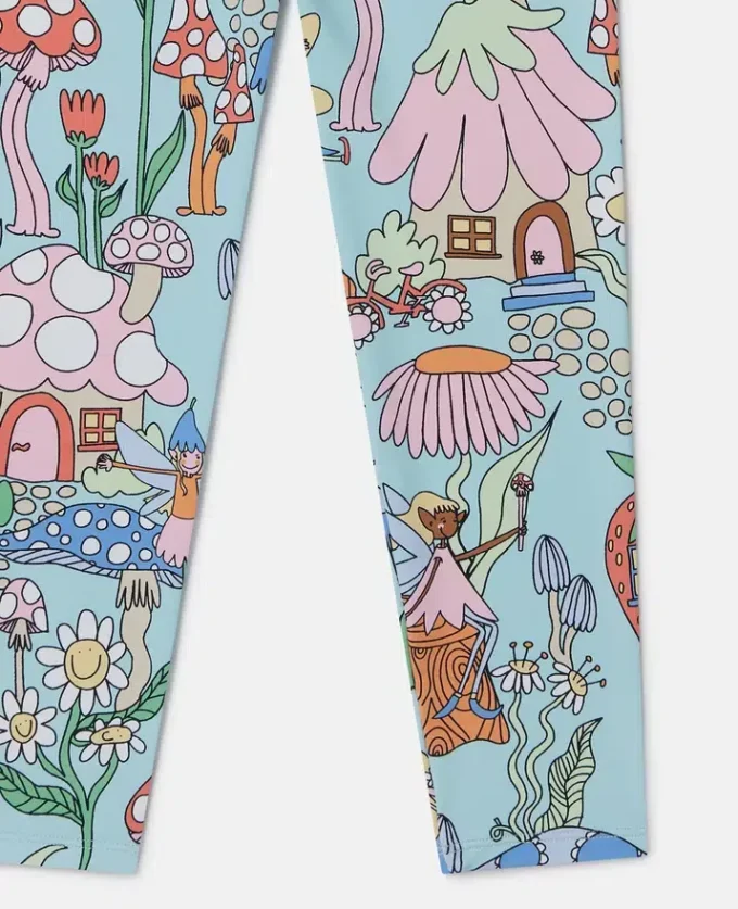 Leggings élastiqués imprimés Woodland Leggings élastiqués imprimés Woodland