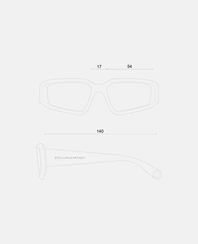 Lunettes de soleil Abstract Rectangle Lunettes de soleil Abstract Rectangle