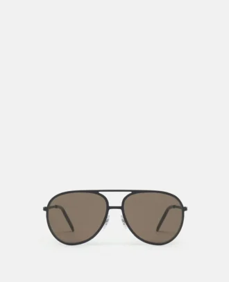 Lunettes de soleil aviateur en métal
