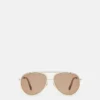 Lunettes de soleil aviateur en métal Lunettes de soleil aviateur en métal