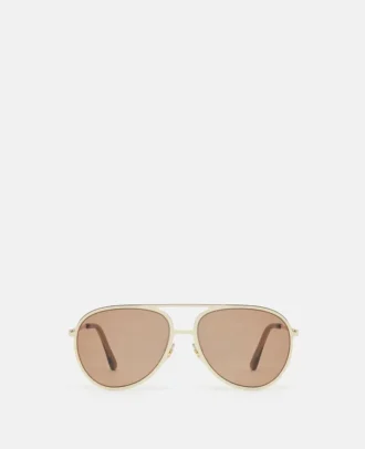 Lunettes de soleil aviateur en métal
