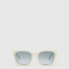 Lunettes de soleil carrées avec logo Lunettes de soleil carrées avec logo