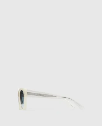 Lunettes de soleil carrées avec logo