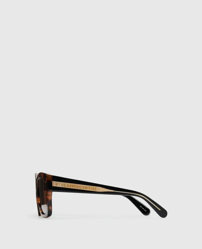 Lunettes de soleil carrées avec logo