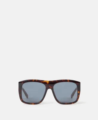 Lunettes de soleil carrées à bord droit