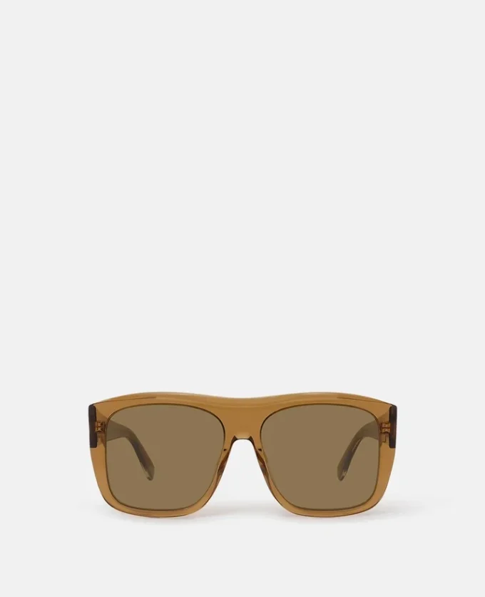 Lunettes de soleil carrées à bord droit Lunettes de soleil carrées à bord droit