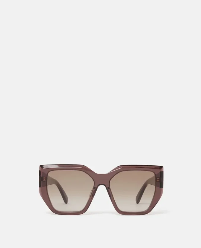 Lunettes de soleil carrées à monture épaisse et forme œil-de-chat Lunettes de soleil carrées à monture épaisse et forme œil-de-chat