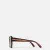 Lunettes de soleil carrées à monture épaisse et forme œil-de-chat Lunettes de soleil carrées à monture épaisse et forme œil-de-chat