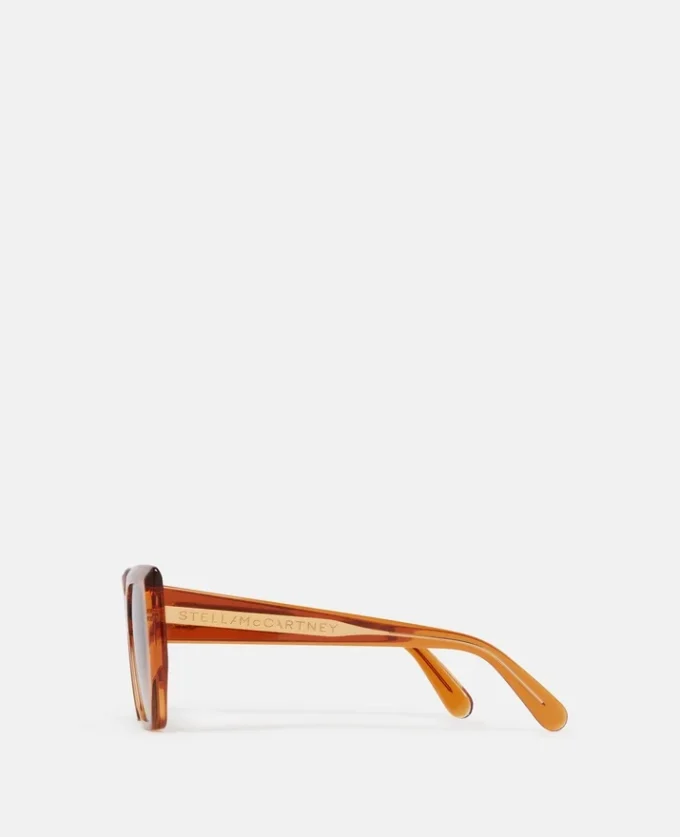 Lunettes de soleil carrées à monture épaisse et forme œil-de-chat Lunettes de soleil carrées à monture épaisse et forme œil-de-chat