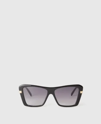 Lunettes de soleil carrées œil-de-chat