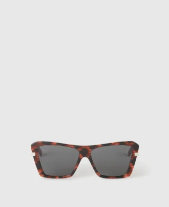 Lunettes de soleil carrées œil-de-chat