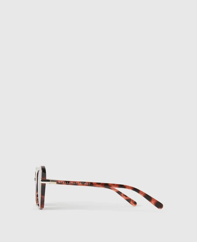 Lunettes de soleil carrées œil-de-chat