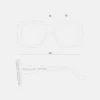 Lunettes de soleil carrées oversize