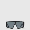 Lunettes de soleil carrées translucides