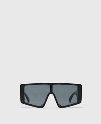 Lunettes de soleil carrées translucides