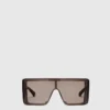Lunettes de soleil carrées translucides Lunettes de soleil carrées translucides