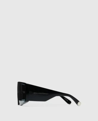 Lunettes de soleil carrées translucides