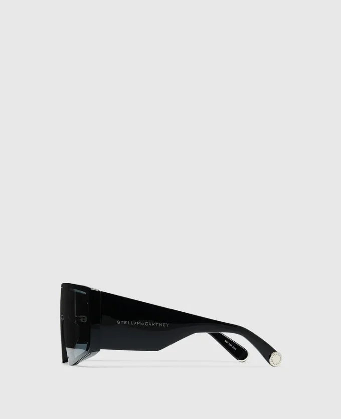 Lunettes de soleil carrées translucides