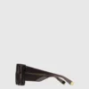 Lunettes de soleil carrées translucides Lunettes de soleil carrées translucides