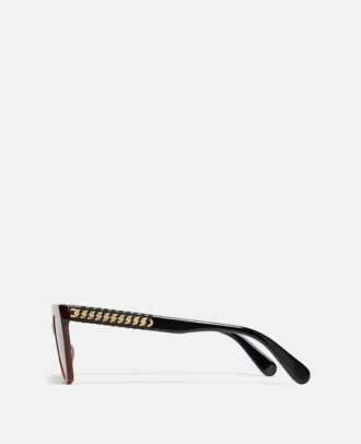 Lunettes de soleil géométriques