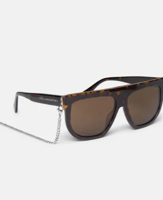 Lunettes de soleil géométriques