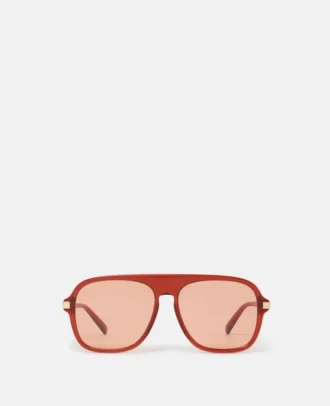 Lunettes de soleil à monture droite