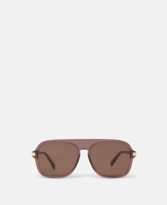 Lunettes de soleil à monture droite