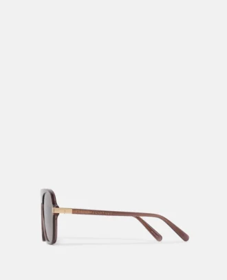Lunettes de soleil à monture droite