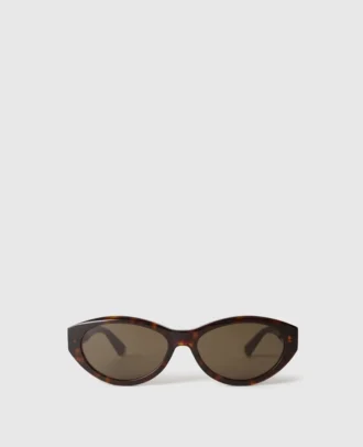 Lunettes de soleil ovales avec logo Lunettes de soleil ovales avec logo