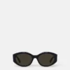 Lunettes de soleil ovales avec logo Lunettes de soleil ovales avec logo