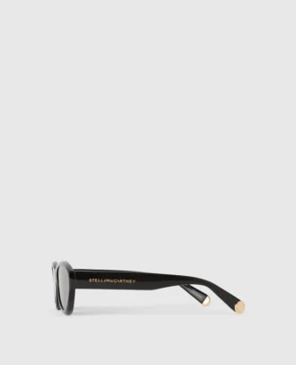 Lunettes de soleil ovales avec logo Lunettes de soleil ovales avec logo