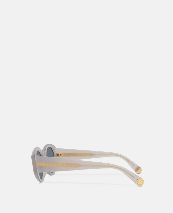 Lunettes de soleil ovales avec logo Lunettes de soleil ovales avec logo
