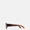 Lunettes de soleil ovales avec logo Lunettes de soleil ovales avec logo