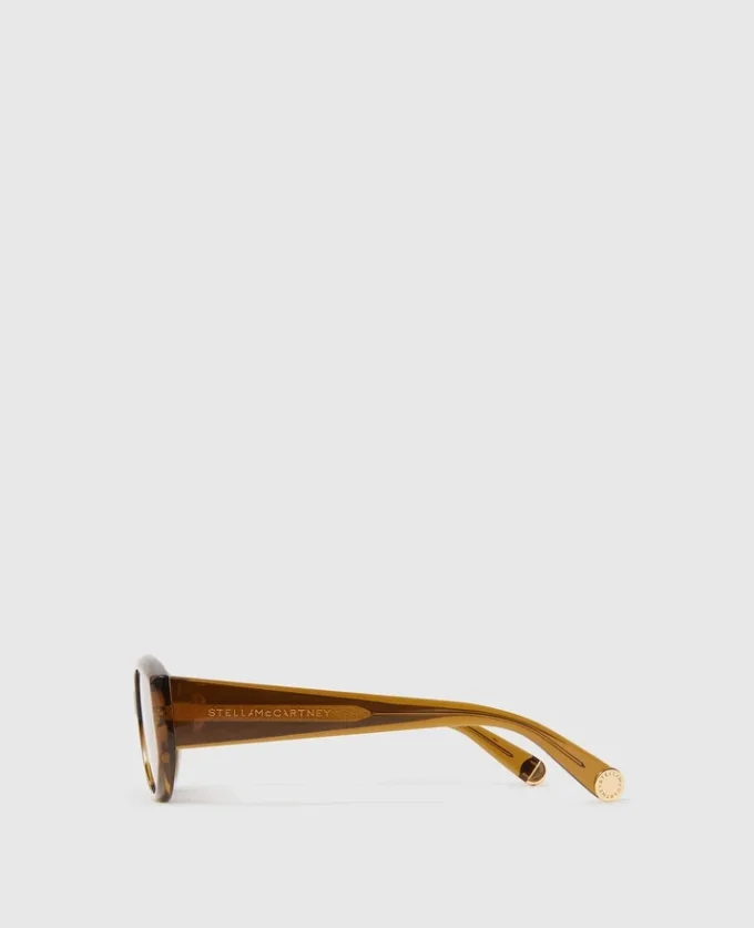 Lunettes de soleil ovales avec logo Lunettes de soleil ovales avec logo