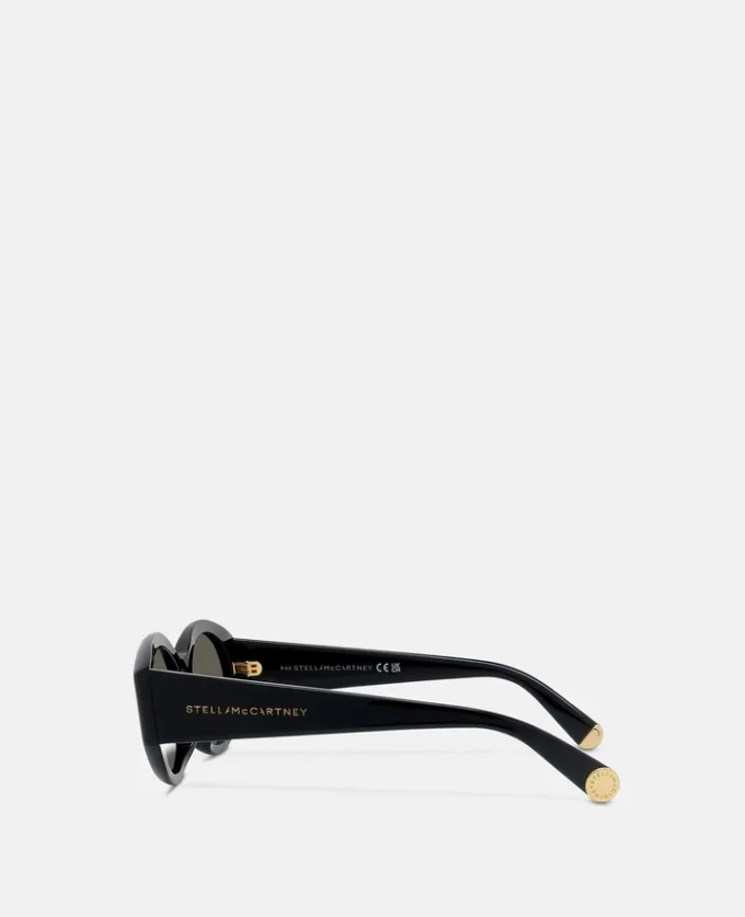 Lunettes de soleil ovales avec logo Lunettes de soleil ovales avec logo