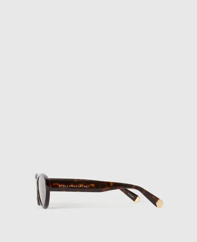 Lunettes de soleil ovales avec logo Lunettes de soleil ovales avec logo