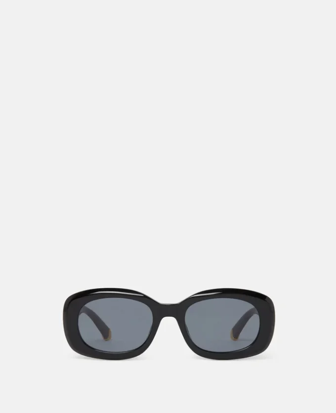 Lunettes de soleil ovales épaisses Lunettes de soleil ovales épaisses