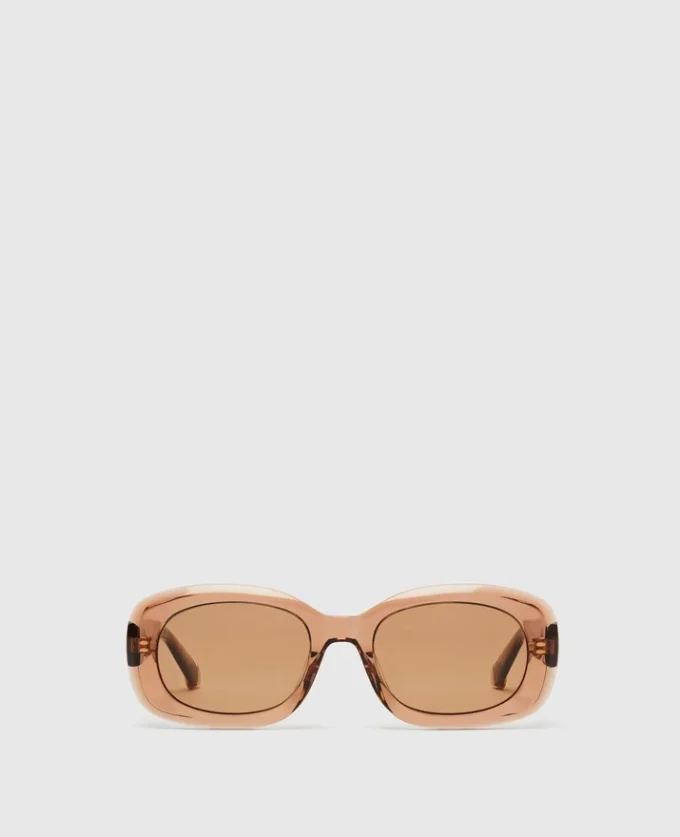 Lunettes de soleil ovales épaisses Lunettes de soleil ovales épaisses