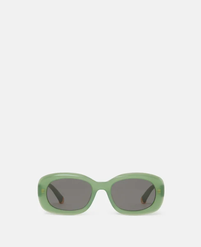 Lunettes de soleil ovales épaisses Lunettes de soleil ovales épaisses