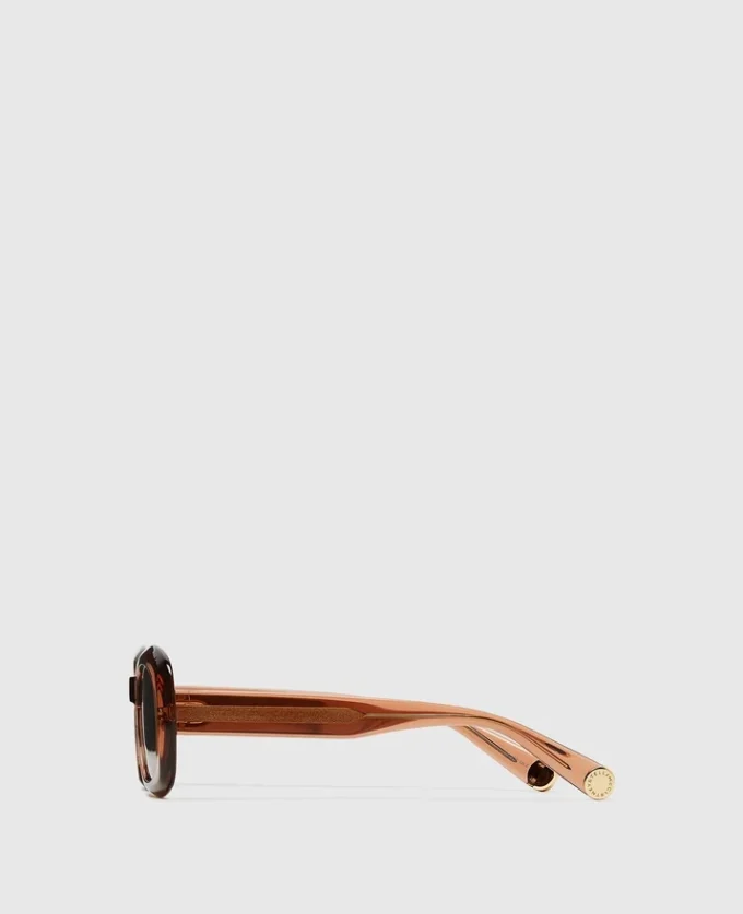 Lunettes de soleil ovales épaisses Lunettes de soleil ovales épaisses