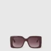 Lunettes de soleil oversize carrées dégradées Lunettes de soleil oversize carrées dégradées
