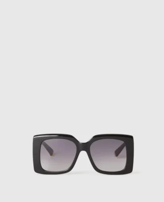 Lunettes de soleil oversize carrées dégradées